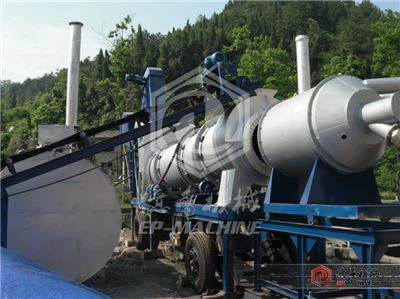 Mobile asphalt drum mix plant Dryer Drum system