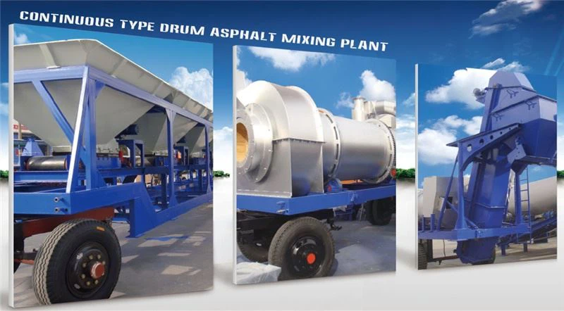 Mobile Asphalt Drum Mix Plant