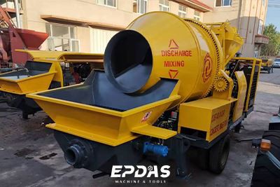 Concrete Mixer Pump With Trailer