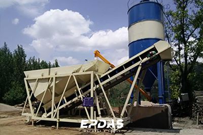 Dry Mix Concrete Plant in Italy