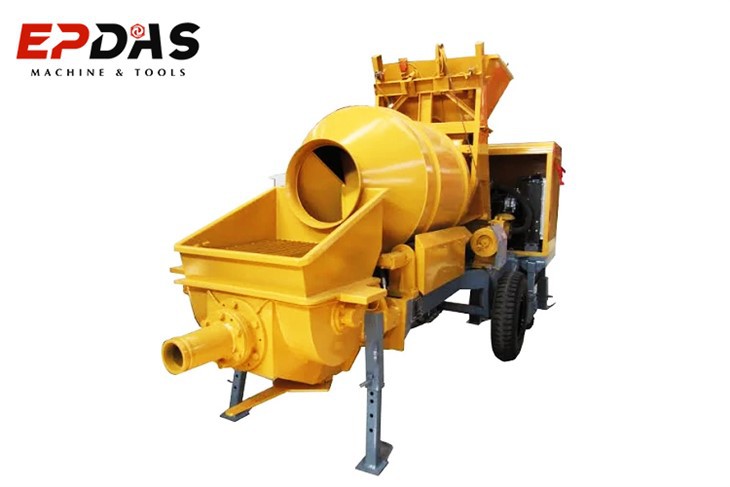 Electric Concrete Mixer With Pump