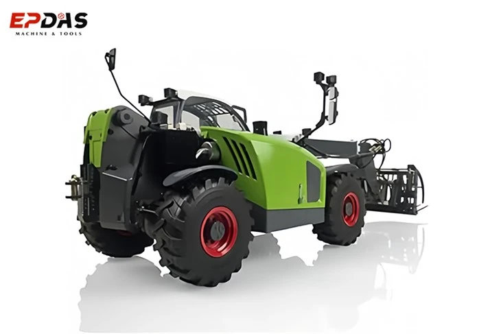 Forklift With Boom Attachment