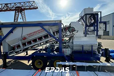 MINI Mobile Concrete Plant For Quick Deployment Projects