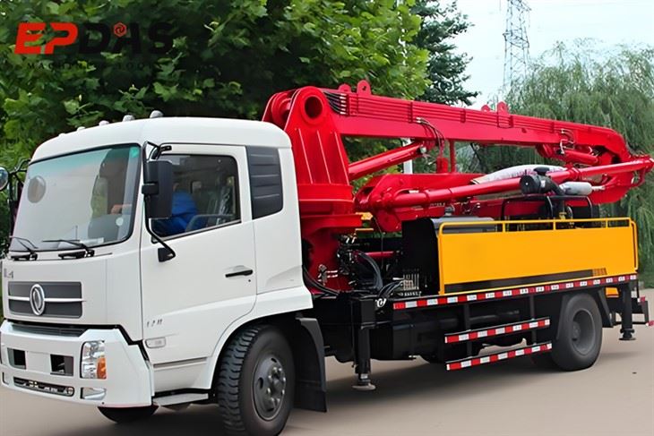concrete boom pump machine concrete boom pump machine