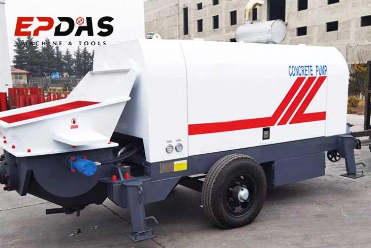 mobile cement pump machine