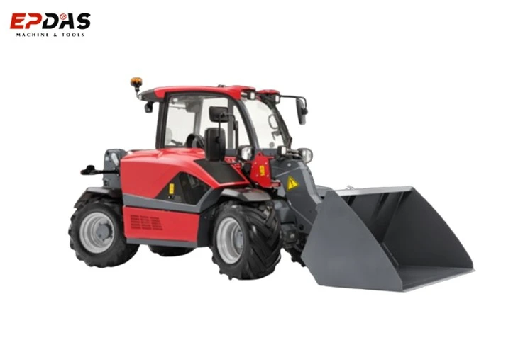 Reach Truck With Telescopic Forks