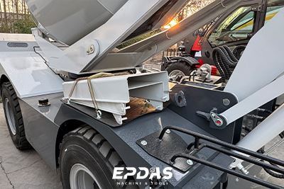 Self-loading Concrete Mixer in Romania