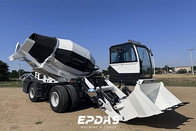 Self-loading Concrete Mixer Installation