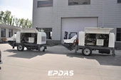 Trailer Concrete Pump For Road Construction