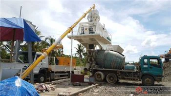 35m3/hr Mobile Concrete Mixing Plant