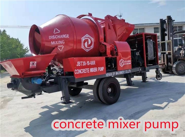 30m³/hr Concrete Mixer Machine With Pump