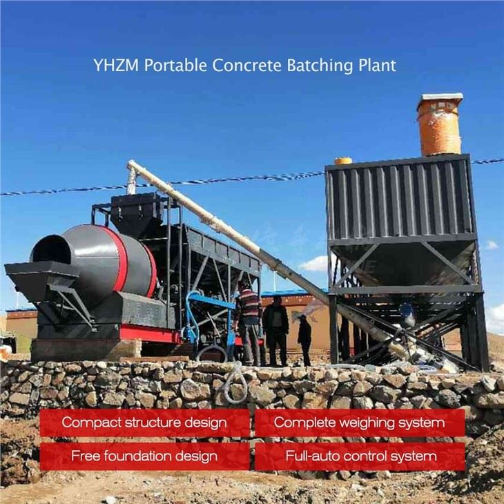 Portable Concrete Batch Plant Portable Concrete Batch Plant