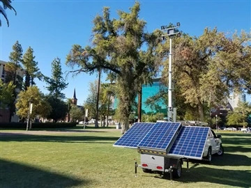 Three Solar Tower Lights Shipped To The Netherlands